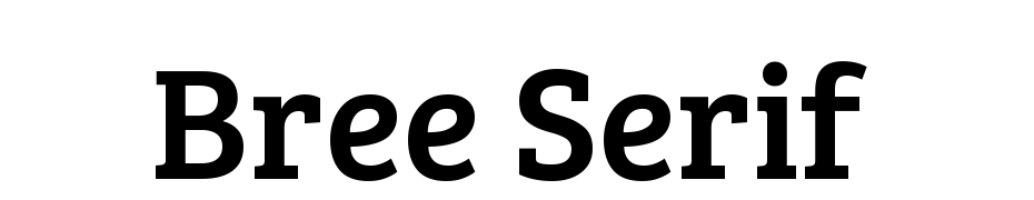 Bree Serif Yazı tipi ücretsiz indir
